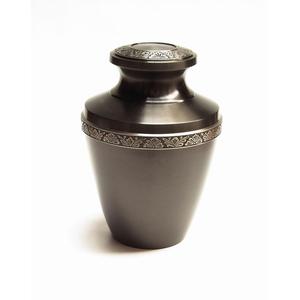 Urna Funeraria de Metal Rosa con Diseño de Rosa Dorada, Forma Redonda, Florero Conmemorativo, Urna Decorativa para Mesa, para Cenizas de Adultos - Product Image 2
