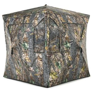 Tenda a terra a scomparsa portatile per 3 persone con porte per la caccia completa di borsa per il trasporto - Product Image 4