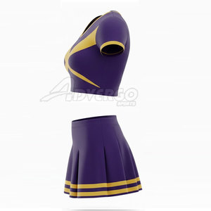 ชุดเชียร์ลีดเดอร์ดีไซน์ใหม่ล่าสุด ผลิตจากโรงงาน ออกแบบเองได้ ขายดี - Product Image 3
