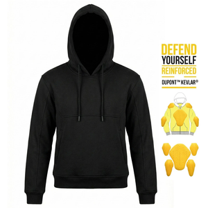 Sudadera con Capucha para Motociclistas, Talla Grande, Premium, Protectora, Transpirable, Resistente al Viento, 320g, Forro Reforzado, Cómoda para Conducir Motocicletas - Product Image 1