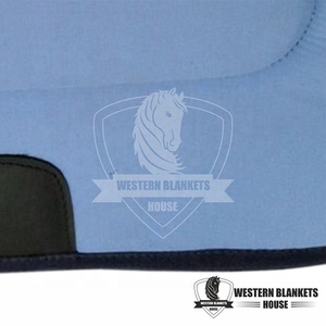 Almohadillas para montar a caballo en inglés occidental de alta calidad Premium forro de polialgodón de fieltro de lana con forro de piel de visón - Product Image 4