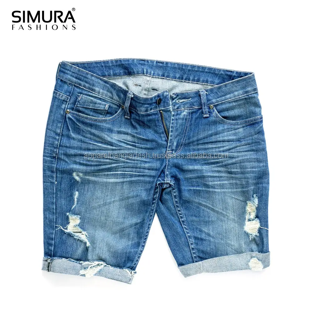 Hochwertige Online-Shopping New Trend ing Design Großhandel Günstige weibliche stilvolle Shorts Sexy Hot Selling Denim Jeans Hose