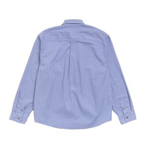 Chemise standard pour homme, manches longues, décontractée, boutonnée, coupe classique, mélange de coton, formelle, pour le bureau, vêtements de travail - Product Image 2