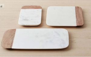 Marble serving <b>board</b> wooden serving tray luxury cheese <b>board</b> modern chopping <b>board</b> wooden marble platter serving paddle <b>board</b> - Product Image 3