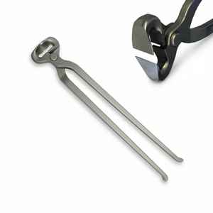 IRON FARRIER TOOLS Kit de fermeur professionnel de haute qualité en acier inoxydable respirant pour l'entretien des sabots de cheval - Product Image 1