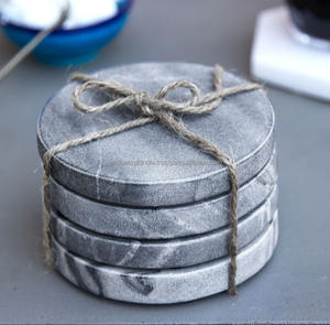 Top Sale Wholesale Supplier Antique Design White <b>Marble</b> Stone <b>Coasters</b> Set for Sale <b>Marble</b> <b>Coaster</b> for Dining Table <b>Coaster</b> - Product Image 6