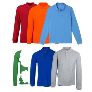 Último diseño Polo para hombre de manga larga de moda 100% algodón precio barato al por mayor calidad superior diseño personalizado + logotipo - Product Image 6