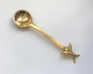 Premium Brass Handmade House Fly Design Handle Tea <b>Coffee</b> <b>Spoon</b> - Product Image 5