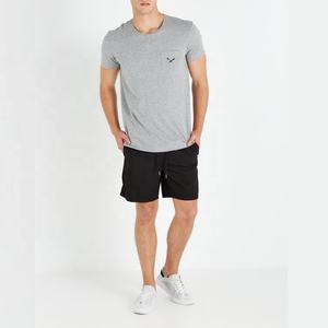Short de compression à cordon de serrage décontracté pour hommes, prix de gros, logo personnalisé imprimé, motif solide en nylon et polyester - Product Image 3