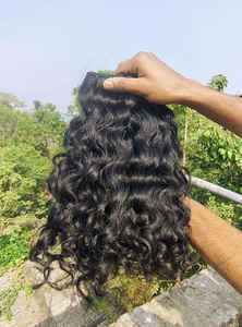 Extensiones de Cabello Rizado de Alta Demanda, Resistentes al Calor, Teñibles y Reutilizables, Cabello Humano Disponible a Precio de Descuento - Product Image 4