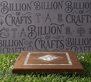 Caja de Joyería Rectangular de Acrílico Personalizada con Tapa de Madera Natural, Diseño Marroquí, Hecha a Mano, Marca BOC, Incrustaciones Florales Blancas, Regalo para Tienda de Dulces - Product Image 6