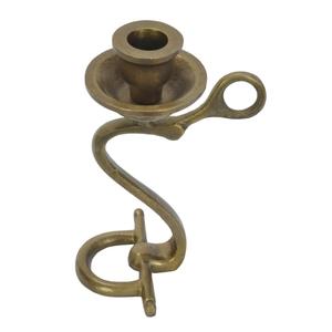 Support à bougie antique en laiton, résistant à la chaleur, facilement transportable, décoratif, idéal pour la table, vente chaude et abordable - Product Image 5