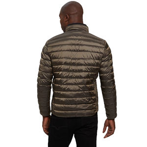 Veste matelassée pour homme avec logo personnalisé à vendre, manches longues, style tendance, veste matelassée en duvet d'hiver pour homme sur mesure - Product Image 6