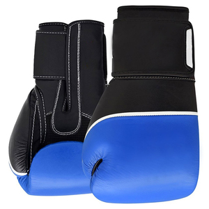 Gants de boxe professionnels personnalisés avec logo, pour combats, fermeture auto-agrippante, vente en gros, PVC de haute qualité, qualité supérieure - Product Image 6