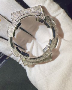 Custom GA100 Compatible Mod Watch Full Metal <b>Case</b> Iced Out Luxury Style Premium Custom GA100 Style Watch - Product Image 5