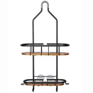 Premium Quality Space Saving Metal <b>Frame</b> Wooden Shelf for Bathroom Wall Storage and Home Decoration Available For Sale - Product Image 3