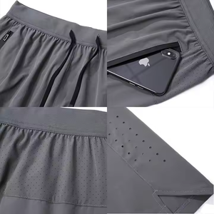 Pantalones Cortos Deportivos Casuales de Cintura Elástica con Cordón de Ajuste, Tela Suave y Cómoda, Fabricación con Logotipo Personalizado OEM, Pantalones Cortos Deportivos para Hombre Más Vendidos - Product Image 4