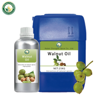 Huile de noix 100% pure pressée à froid (Juglans Regia) en vrac, huile de support OEM ODM en gros pour la peau, les cheveux, le visage et le corps