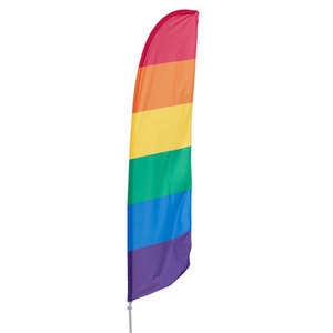Bandera de Pluma Promocional Portátil de Polipropileno Tejido Transpirable con Impresión Personalizada, Correa Ajustable, Instalación Instantánea, Forma de Lágrima - Product Image 5