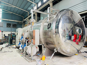 เครื่องอบแห้งแบบแช่เยือกแข็งสุญญากาศควบคุมด้วย PLC สำหรับอุตสาหกรรมอาหาร รุ่น WHFD-100 สแตนเลส แบบอัตโนมัติ - Product Image 4