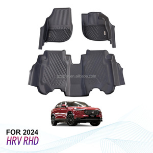 แผ่นรองพื้นรถยนต์ TPE กันน้ำกันลื่นแบบสั่งทำพิเศษ 5D สำหรับ <span class=keywords><strong>Honda</strong></span> <span class=keywords><strong>HRV</strong></span> 2024 พวงมาลัยขวา ขายส่ง - Product Image 1