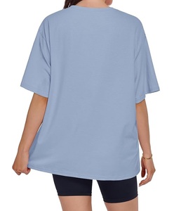 Nueva Colección de Camisetas de Mujer Estampadas 100% Algodón, Manga Corta, Cuello Redondo, Hombros Caídos, Talla Grande, Cómodas, de Bangladesh - Product Image 6