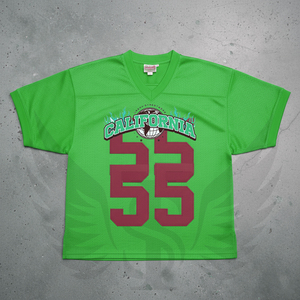 เสื้อยืดเจอร์ซีย์ทรงบ็อกซี่แบบครอปพิมพ์ลายเต็มตัวสไตล์สตรีทแวร์โอเวอร์ไซส์ย้อนยุคคุณภาพสูงแบบซับลิเมชั่น - Product Image 1