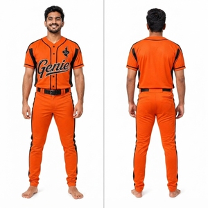 Technologie de séchage rapide, uniforme de baseball personnalisé, vêtements de sport, uniforme de baseball conçu avec un tissu léger et respirant - Product Image 6