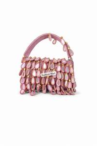 Fashion Hand <b>Beaded</b> Statement Bag Colourful Party And Wedding <b>Handbag</b> Factory Direct Wholesale - Product Image 3