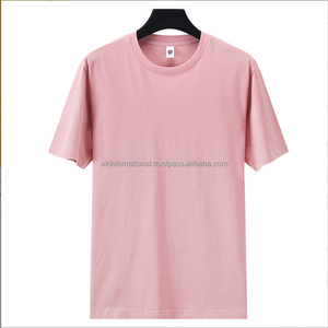 Camiseta deportiva de entrenamiento para hombre, informal, de gran tamaño, Media manga corta, sólida, holgada, 100% algodón, fibra de algodón/Bambú - Product Image 5