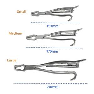 คีมจับกระดูก Kern Bone Reduction Forceps สำหรับกระดูกสะโพก 3 แบบ เครื่องมือผ่าตัดจับกระดูก อุปกรณ์ศัลยกรรมกระดูกและข้อ ทำจากสแตนเลส SURGINEXA - Product Image 4