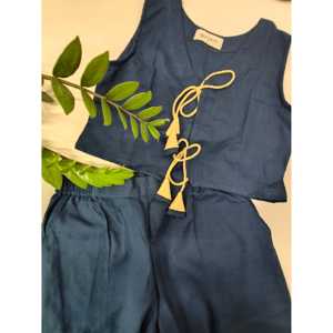 Ensemble coordonné pour femme The Quince Life Blueberry Breeze, taille S - Product Image 4