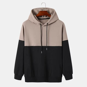 Sweat à capuche d'hiver pour homme en molleton 100% coton, respirant, infroissable, séchage rapide, écologique, avec poches, style urbain - Product Image 1