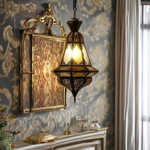 Linterna de Metal decorativa antigua para decoración del hogar jardín Patio balcón boda y evento iluminación - Product Image 1