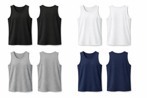 Ropa Deportiva de Secado Rápido, Ecológica, Informal, de Corte Regular, de Alta Calidad, Transpirable, Tejida, 100% Algodón, Camiseta sin Mangas para Hombre, Logotipo Personalizado - Product Image 4