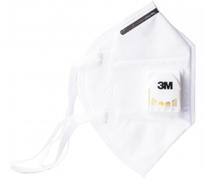 หน้ากากป้องกันแบบใช้แล้วทิ้ง3M 9502V + KN95ให้การหายใจที่ดีเยี่ยมด้วยโครงสร้างที่มีน้ำหนักเบาและผ้าไม่ทอ - Product Image 3