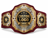 Ceinture de championnat de MMA personnalisée en alliage de zinc, trophée sportif haut de gamme, plaques métalliques personnalisées, confortable