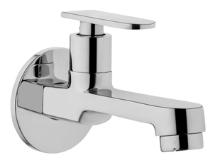 ก๊อกน้ำติดผนังทองเหลืองชุบโครเมียมแบบยาวสำหรับเครื่องซักผ้า ก๊อกน้ำร้อนน้ำเย็นสำหรับอ่างล้างหน้าในห้องน้ำ วาล์วจ่ายน้ำ - Product Image 2