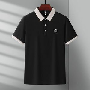 Polo para Hombre con Cuello Multicolor, Polo de Manga Corta Holgado para Hombre, Polo de Moda 2025 - Product Image 3
