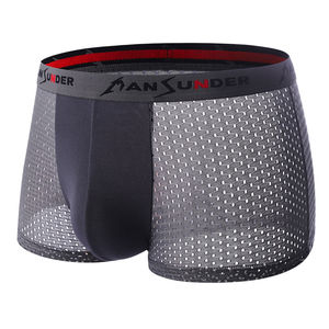 Fournisseur direct d'usine – Boxers pour hommes confortables et respirants à taille mi-haute, faible MOQ, sous-vêtements masculins de haute qualité avec logo personnalisé, 100 % coton - Product Image 4