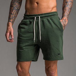 Shorts d'été pour hommes 100% polyester coton, taille haute avec cordon de serrage, séchage rapide, shorts légers pour hommes - Product Image 6