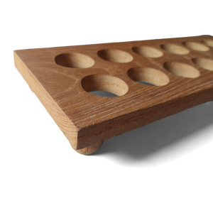 Porte-œufs élégant en bois de teck Outils à œufs de qualité supérieure - Product Image 5