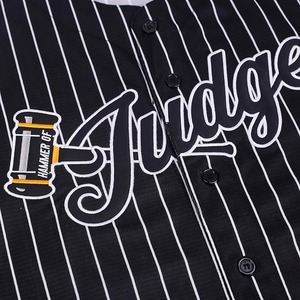 Camiseta de Béisbol Negra con Rayas para Hombre, Número 99, Personalizada, Manga Corta, Transpirable, Uniforme - Product Image 3