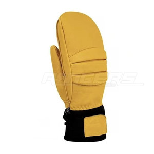 Mitaines de ski avec doublure douce, protection thermique, tissu résistant au vent, conçues pour les sports d'hiver en plein air par temps froid - Product Image 3
