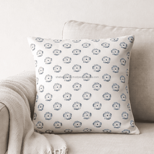 Indian Manufacturer Printed Cushion Square Cover with Leaf and Botanical Print for <b>Sofa</b> Couch Chair Slip Pillowcase - Product Image 4