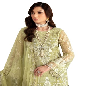 Liquidation sur Original Ramsha indien Kurta ensemble femmes pakistanaises Salwar Kameez fête porter en mousseline de soie robe prête à l'emploi - Product Image 1