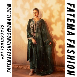 Nuevo Salwar Kameez de Diseñador para Mujer, para Bodas y Fiestas, con Bordado de Lentejuelas, Dupatta Informal, Lavable a Máquina, de Alta Calidad - Product Image 2