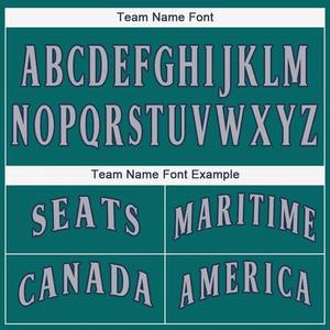 Camiseta de Fútbol Personalizada con Sublimación, Color Verde Azulado, Gris y Azul Marino, Uniforme Deportivo de Equipo, Transpirable, de Poliéster, Cuello en V, con Botones, para Hombre - Product Image 6