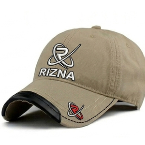 Gorra de Béisbol RIZNA de Mezclilla Twill, 6 Paneles, Ajustable, Unisex, Estilo Casual Vintage, Lavada, con Logotipo Bordado en 3D en el Panel Frontal, Azul, Algodón, Metal - Product Image 6