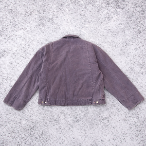 Custom Streetwear Winter Designer Vintage Zip Denim <b>Jacket</b> Embroidered Patch Oversize Distressed Work <b>Jacket</b> <b>Men</b> - Product Image 6